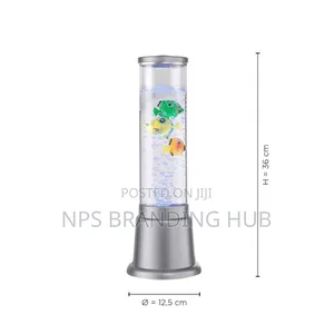 *Led Water Bubble Aquarium Column 38cm Bubble Fish Tank HBC