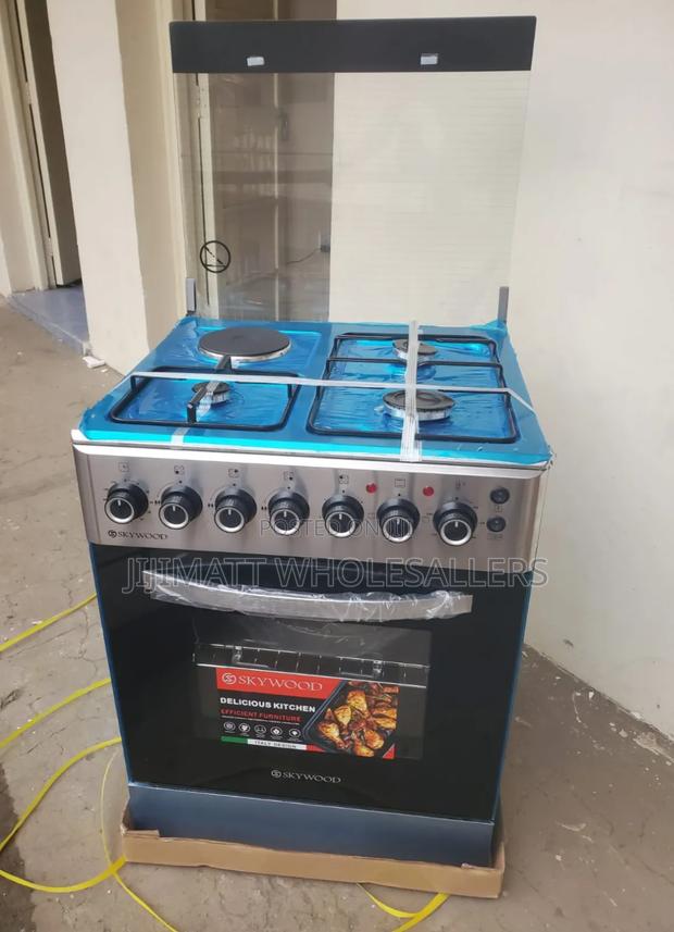 60*60 Skywood 3+1 Standing Cooker With Electric Oven,Auto Ignation