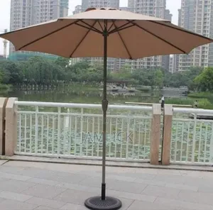 2.7m Parasol Replaceable Cloth Garden Umbrella - Zy