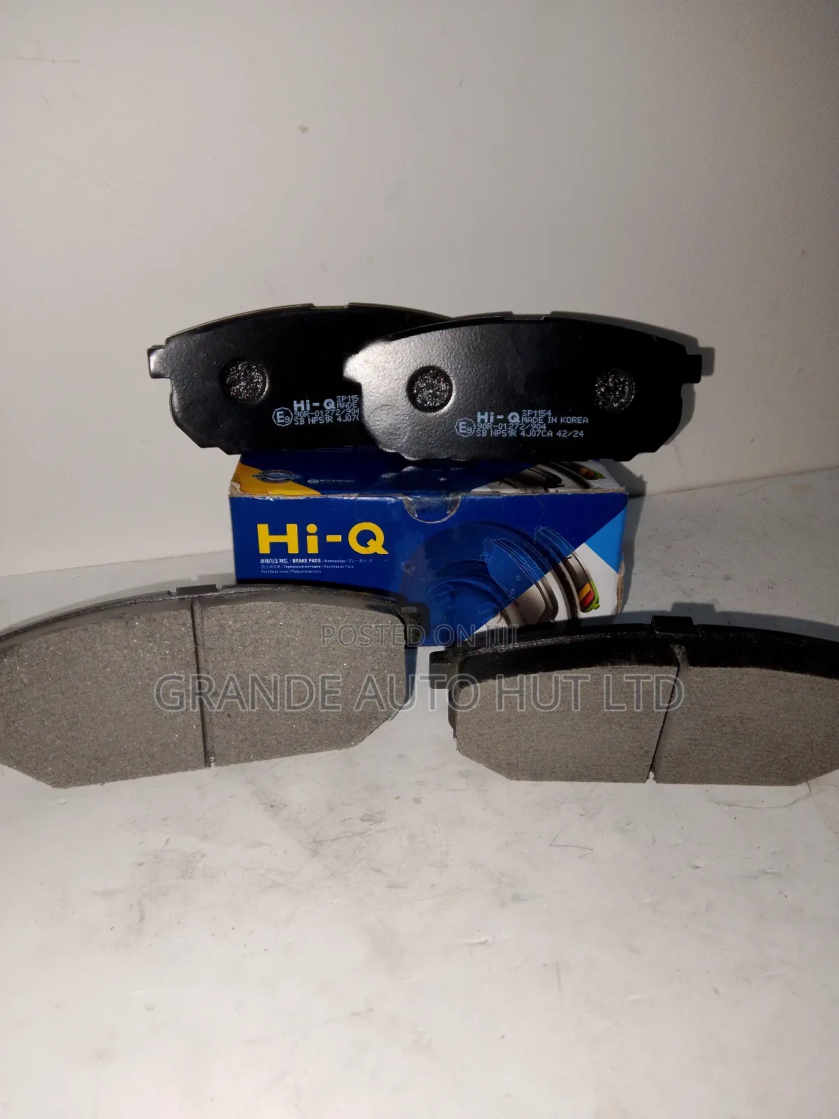 Rear Brake Pads Kia Sorento (Hi-Q Brand)