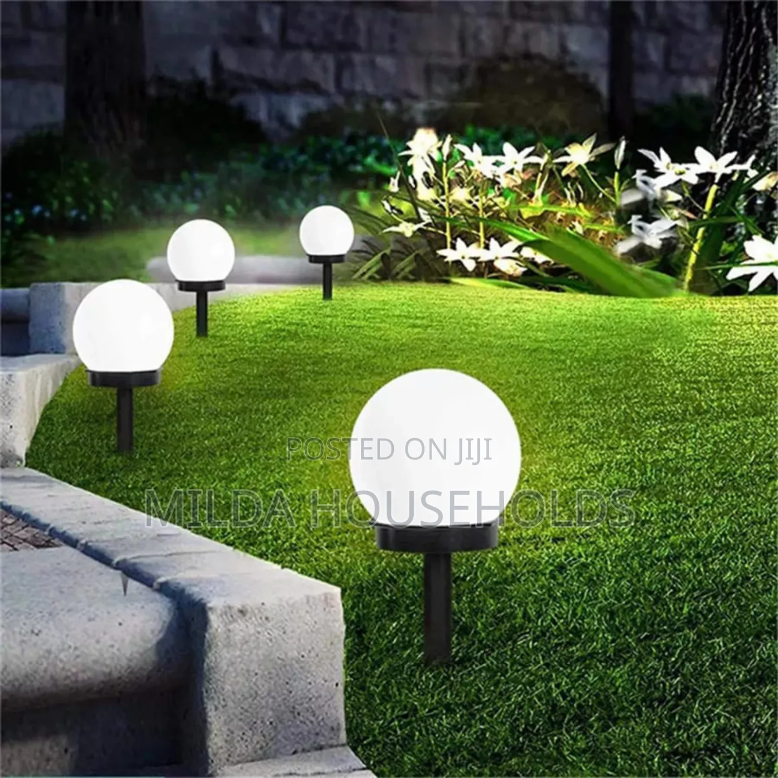 6 Pieces Outdoor Ball Solar Llight