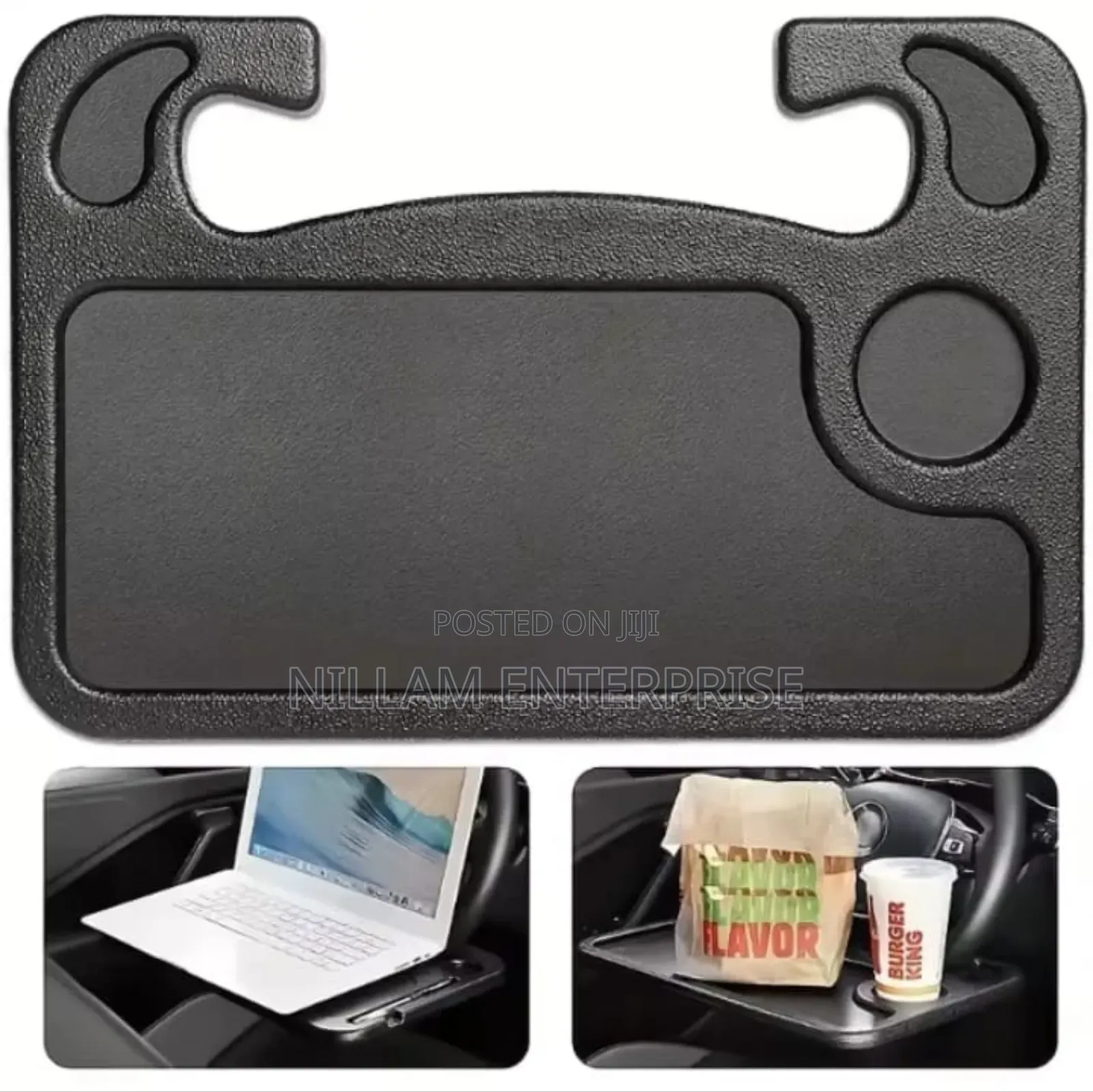 *Multifunctional Car Steering Wheel Tray