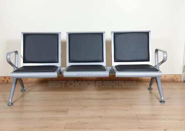 Office Bench; Heavy Duty 3-Link Paddedreception Bench - thumbnail 4