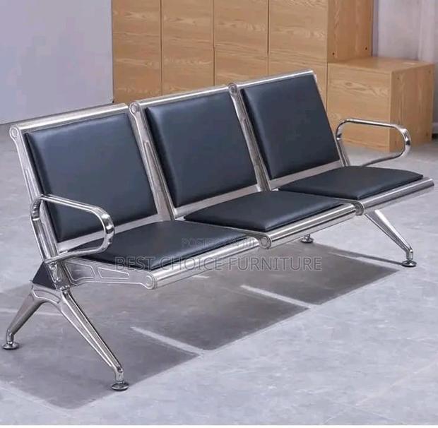 Office Bench; Heavy Duty 3-Link Paddedreception Bench - thumbnail 5