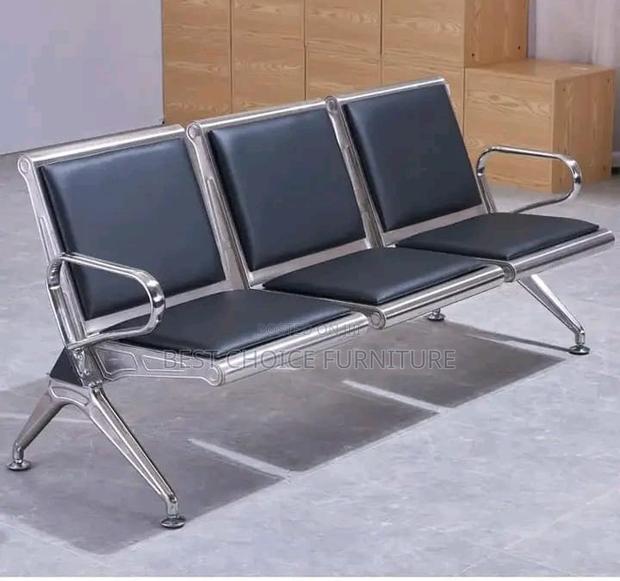 Office Bench; Heavy Duty 3-Link Paddedreception Bench - thumbnail 7