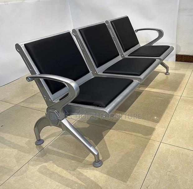 Office Bench; Heavy Duty 3-Link Paddedreception Bench - thumbnail 9