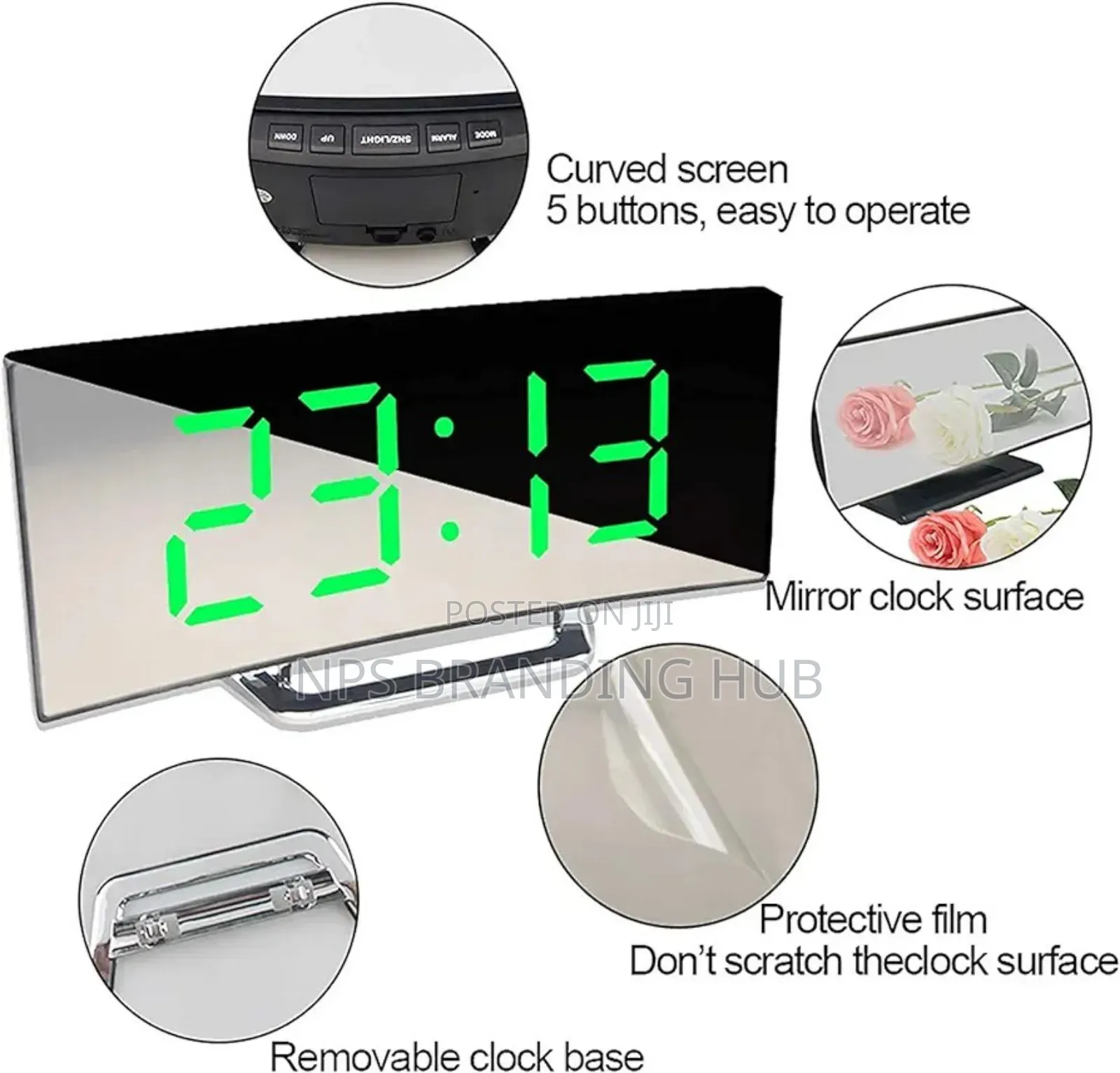Digital Alarm Clock HBC