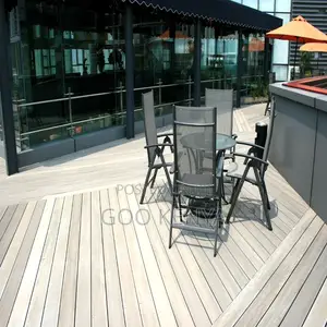 Outdoor Dining Set;4 Seater Foldable Chair Dining Set With Glass Table