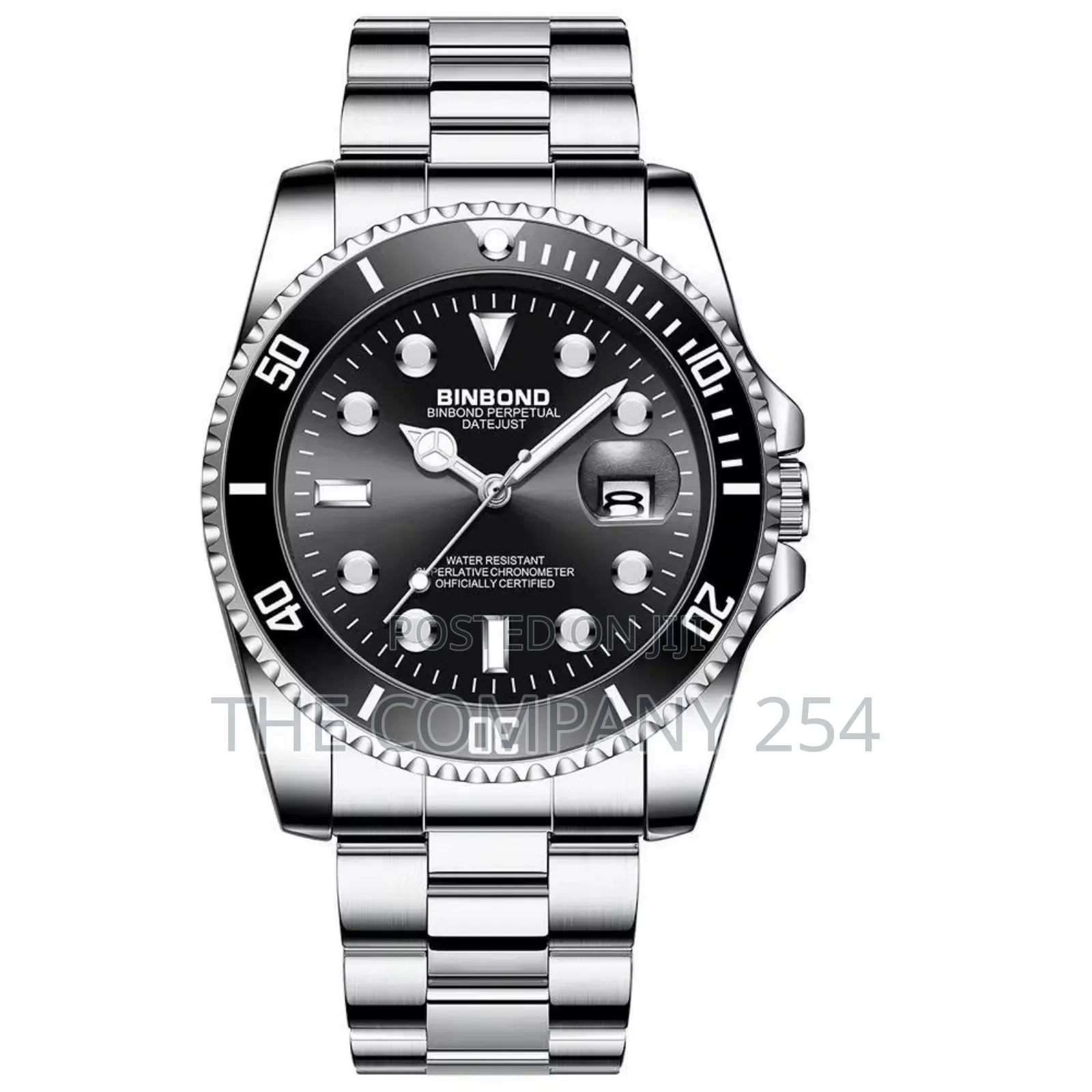 Stock Binbond 920 Water Resistant. Stainless Steel. Casual Watch