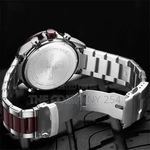 Naviforce Stainless Steel Water Resistant Luminous Hand Watch