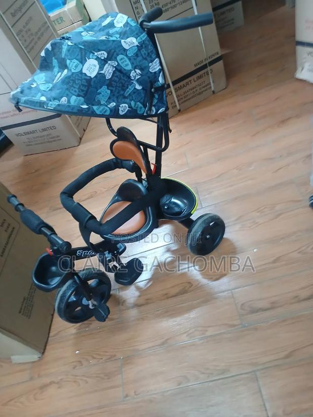 Durable Three-Wheel Tricycle With Canopy Cover - main view