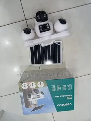 Wireless Four Lens 4g Sim Solar Camera Network Outdoor Security Camera