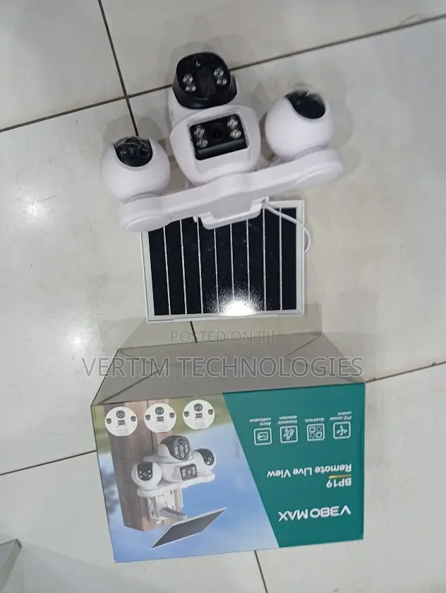 Wireless Four Lens 4g Sim Solar Camera Network Outdoor Security Camera