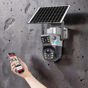 Stable 4g Signal Transmission 12mp PTZ Rotating Dual Lens Solar Camera