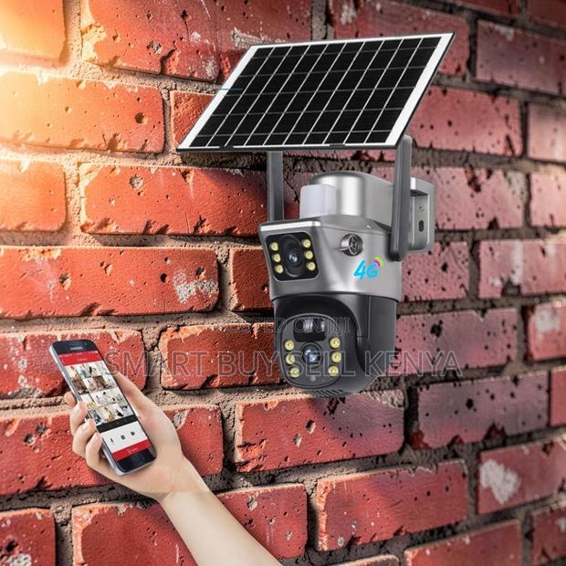 Clear Digital Zoom Capability 12mp 4g PTZ Dual Lens Solar Camera