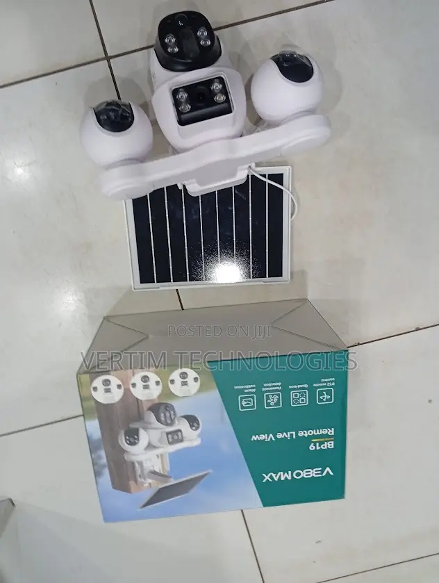 Four Lens 4g PTZ Solar Camera With Highin Built Alarm