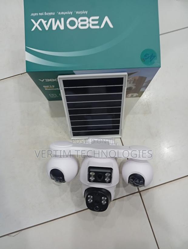 V380 Four Lens V380pro CCTV Night Vision 4g Sim Card Battery