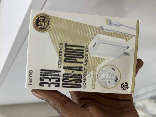 33w Tecno Type C Charger - main view