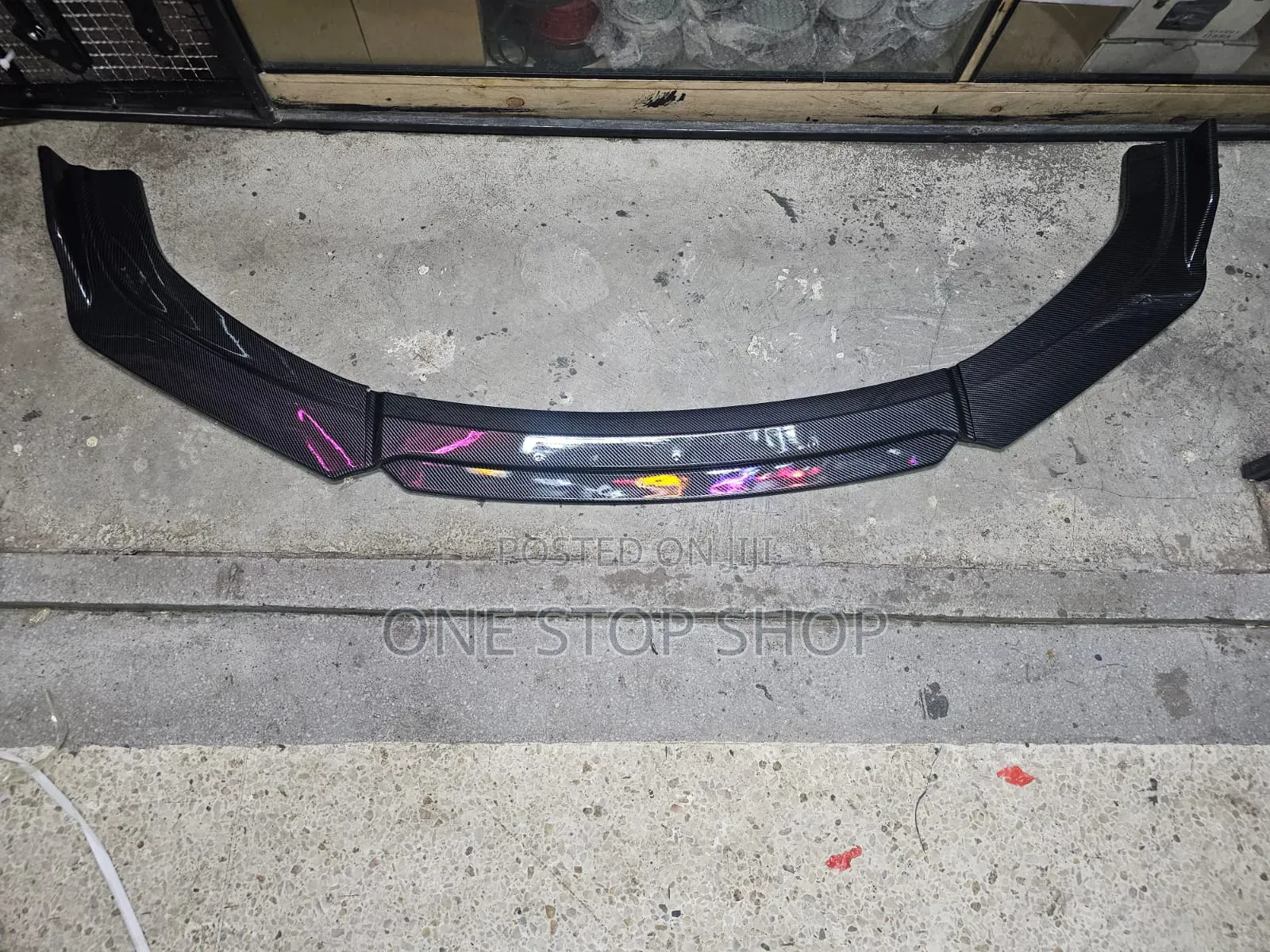 Carbon Black Front Plastic Lip Kit