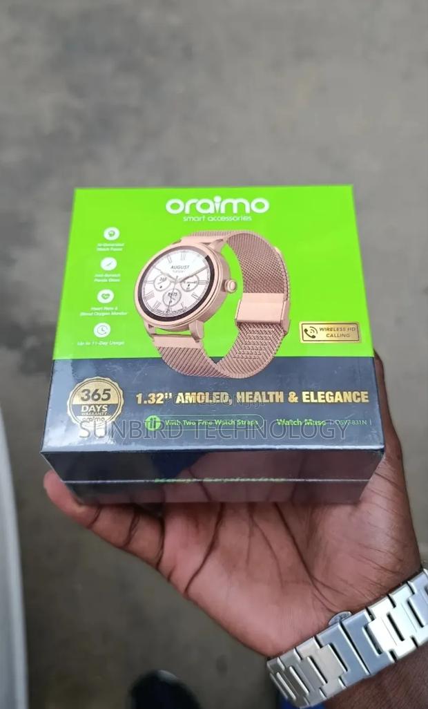 Oraimo Watch Muse 1.32" Amoled, Health and Elegance Osw-831n