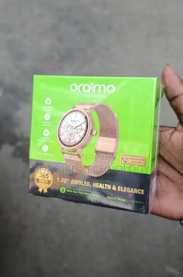 Oraimo Watch Muse 1.32" Amoled, Health and Elegance Osw-831n - thumbnail 3