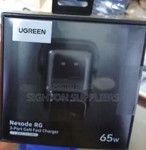 Ugreen Uno Robot 65w 3-Port Gan Fast Charger