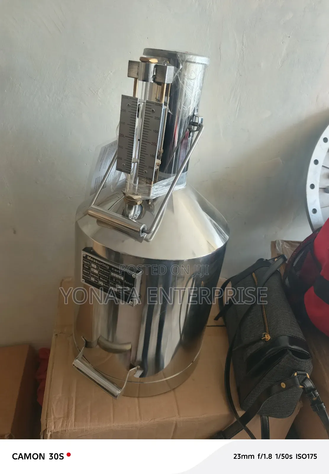 Heavy Duty 20ltrs Calibration Can (Stainless Steel)