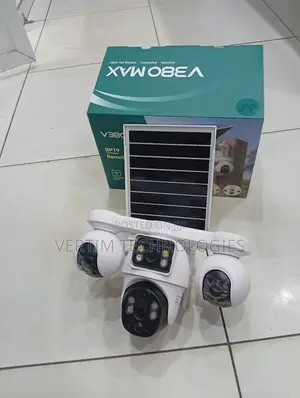 4 Lens V380 4g Solar Camera 360° ,Security Camera CCTV