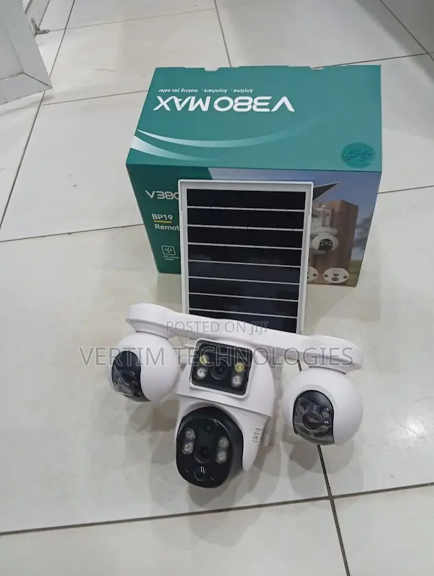 4 Lens V380 4g Solar Camera 360° ,Security Camera CCTV