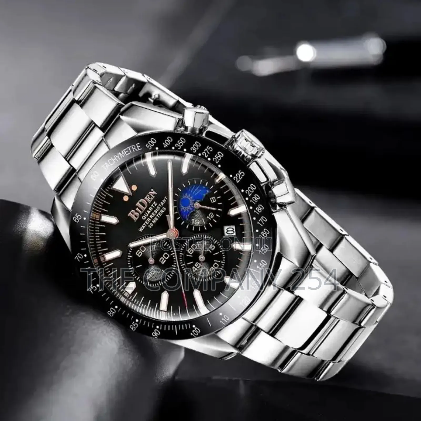Biden Chronograph Watch Date Display Water Resistant Watch