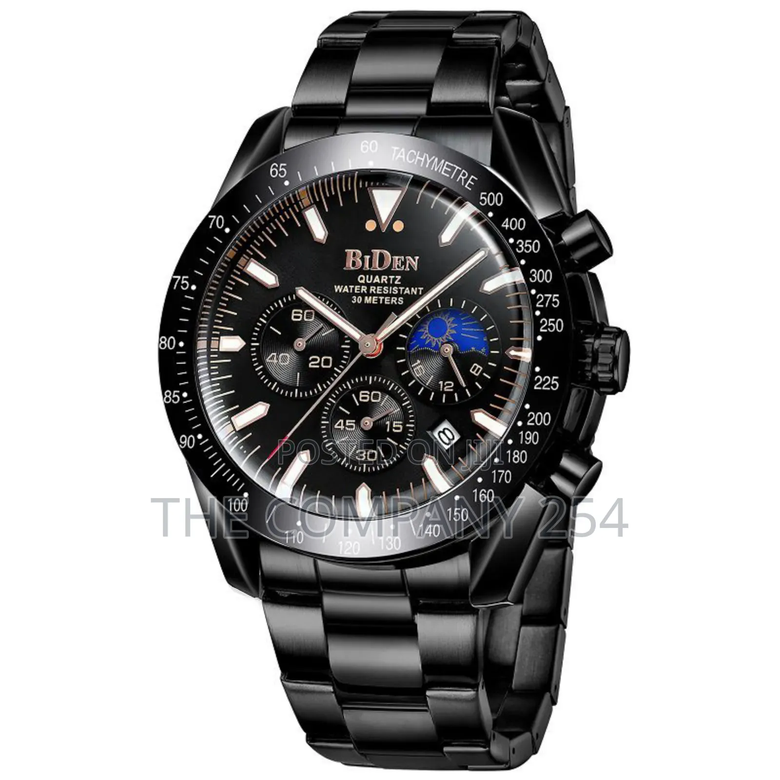 Biden Chronograph Watch Date Display Water Resistant Watch