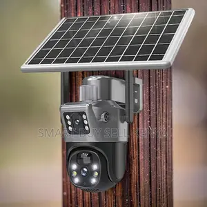 Remote PTZ Tracking Control 12mp 4g Rotating Dual Lens Solar Camera