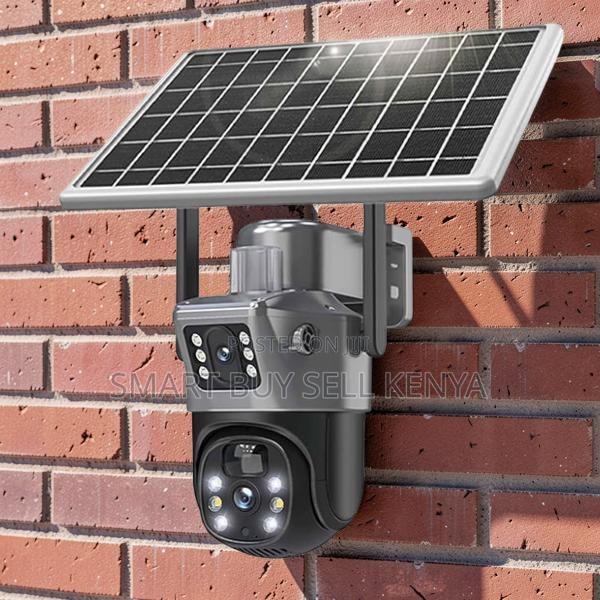 Multi-User Access Support 12mp 4g PTZ Rotating Dual Lens Solar Camera