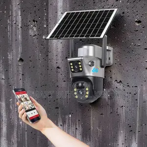 Dual Screen Monitoring 12mp 4g PTZ Rotating Dual Lens Solar Camera