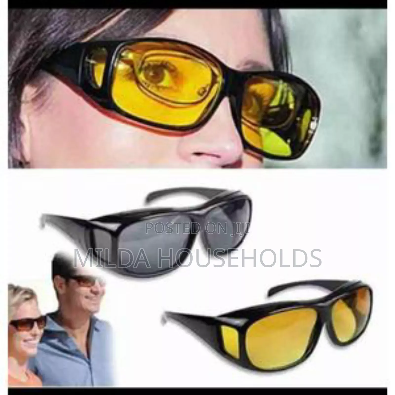 Anti-Glare Night Vision Driver Goggles Night Driving