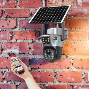 Automatic Day / Night Switching 12mp 4g PTZ Dual Lens Solar Camera