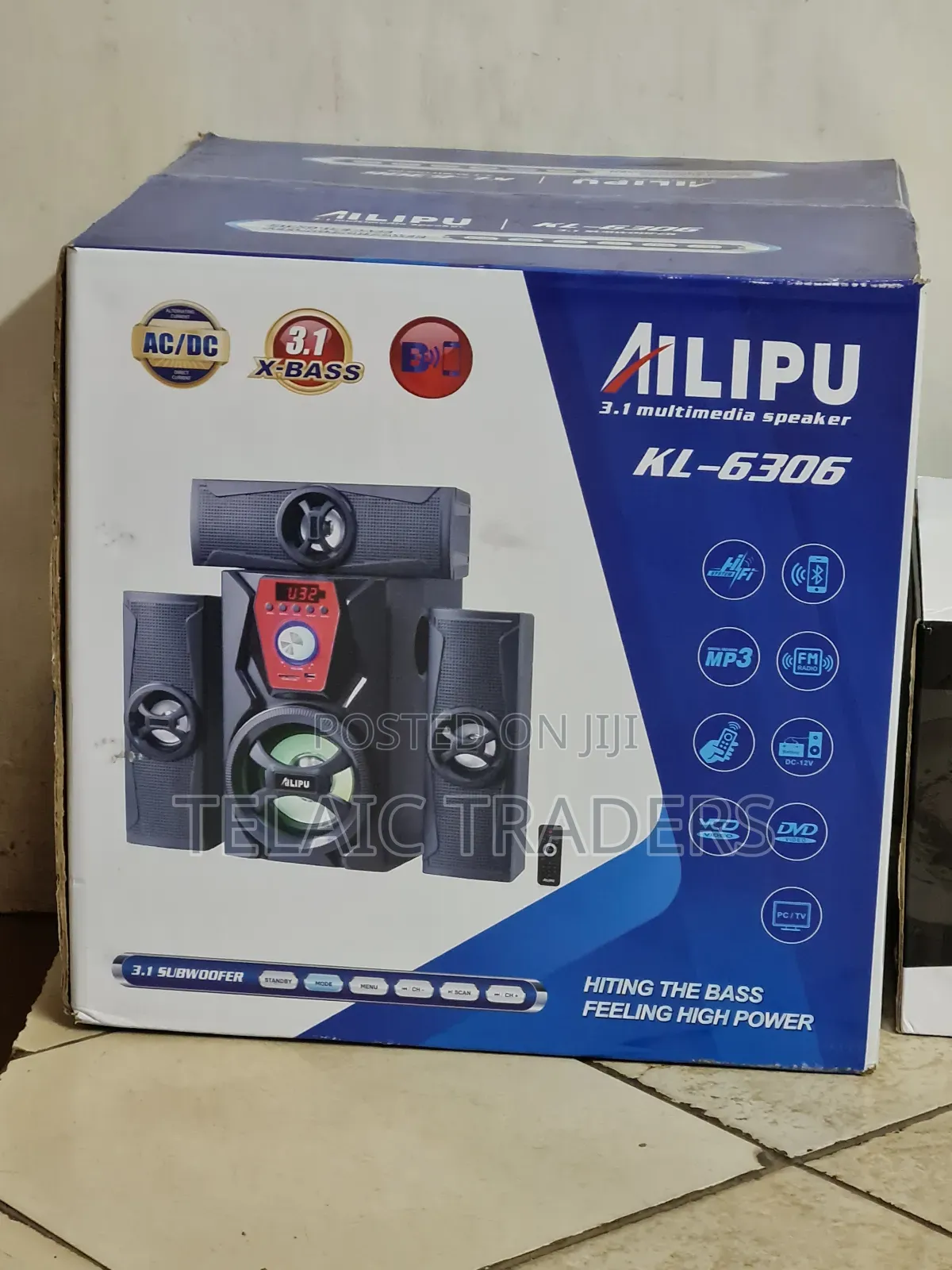 3.1ch Ailipu Homethearte Multimedia Speaker System Woofer