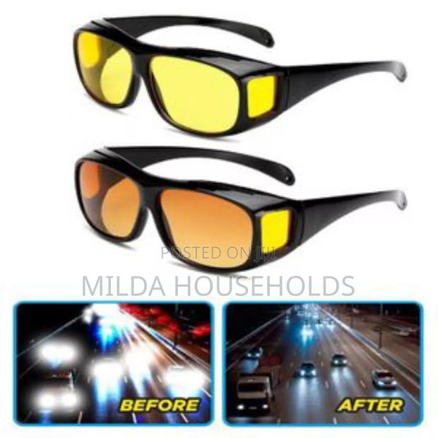 Anti-Glare Night Vision Driver Goggles Night Driving - thumbnail 2