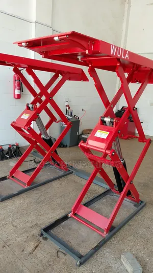 Heavy Duty Car Scissor Lift Machine New Model 1.85m Rise.