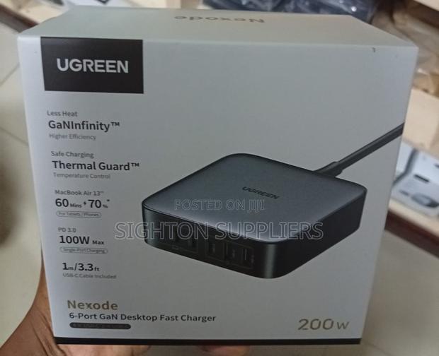 Ugreen Gan 200w Desktop Charger (6-Port) - main view