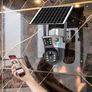 Long Standby Battery Life 12mp 4g PTZ Rotating Dual Lens Solar Camera