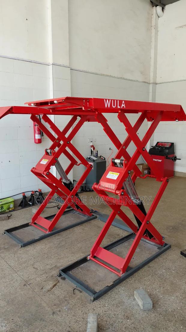 Commercial 4tonne Highrise Car Scissor Lift Machine.