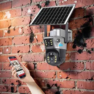 Motion Activated Recording 12mp 4g PTZ Rotating Dual Lens Solar Camera