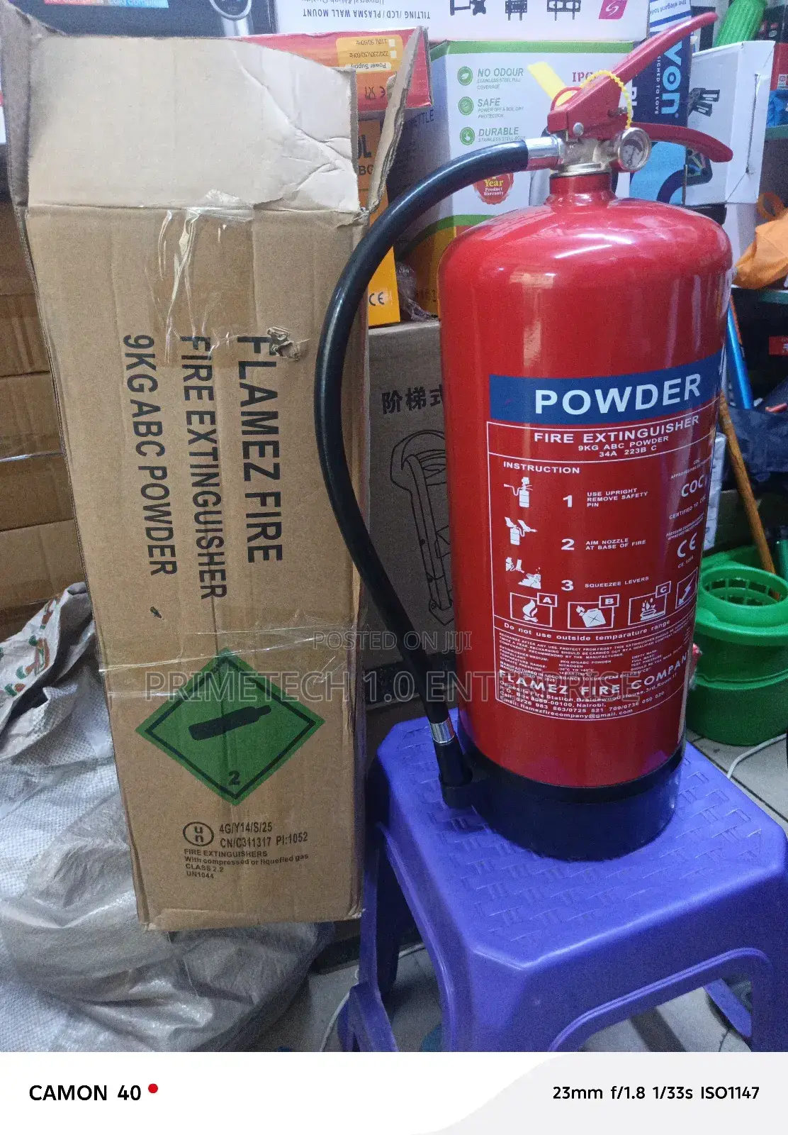 Coc Approved 9kg Fire Extinguisher
