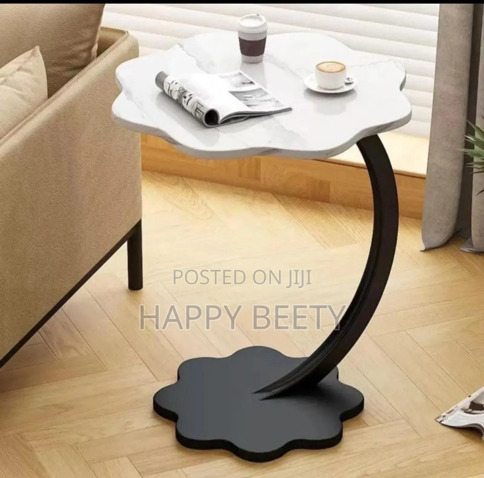 Floral Bedside/ Couch Side Stool