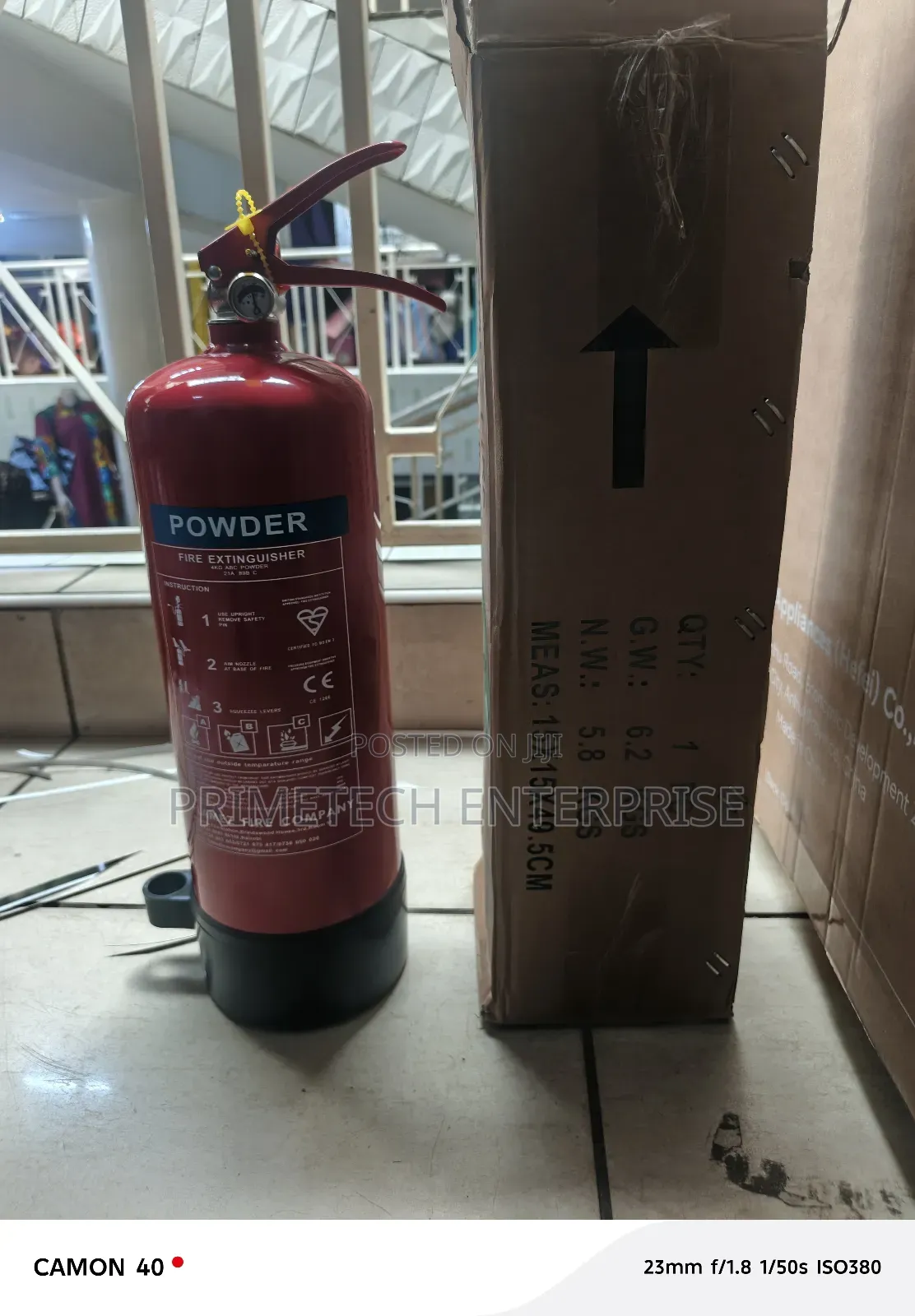 Coc Approved 4kg Fire Extinguisher