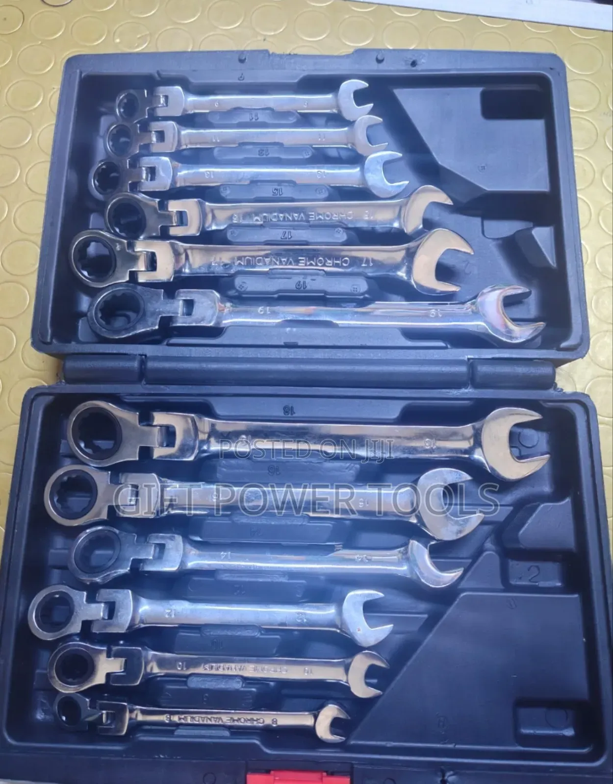 12pcs Ratchet Wrench/12-Piece Metric Ratcheting Wrench Set 8mm-19mm