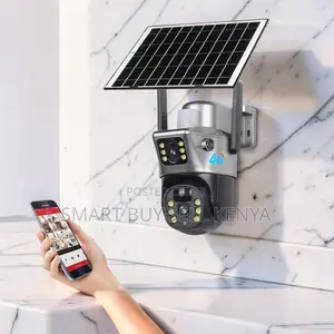 Built-in Microphone 12mp 4g PTZ Rotating Dual Lens Solar Camera