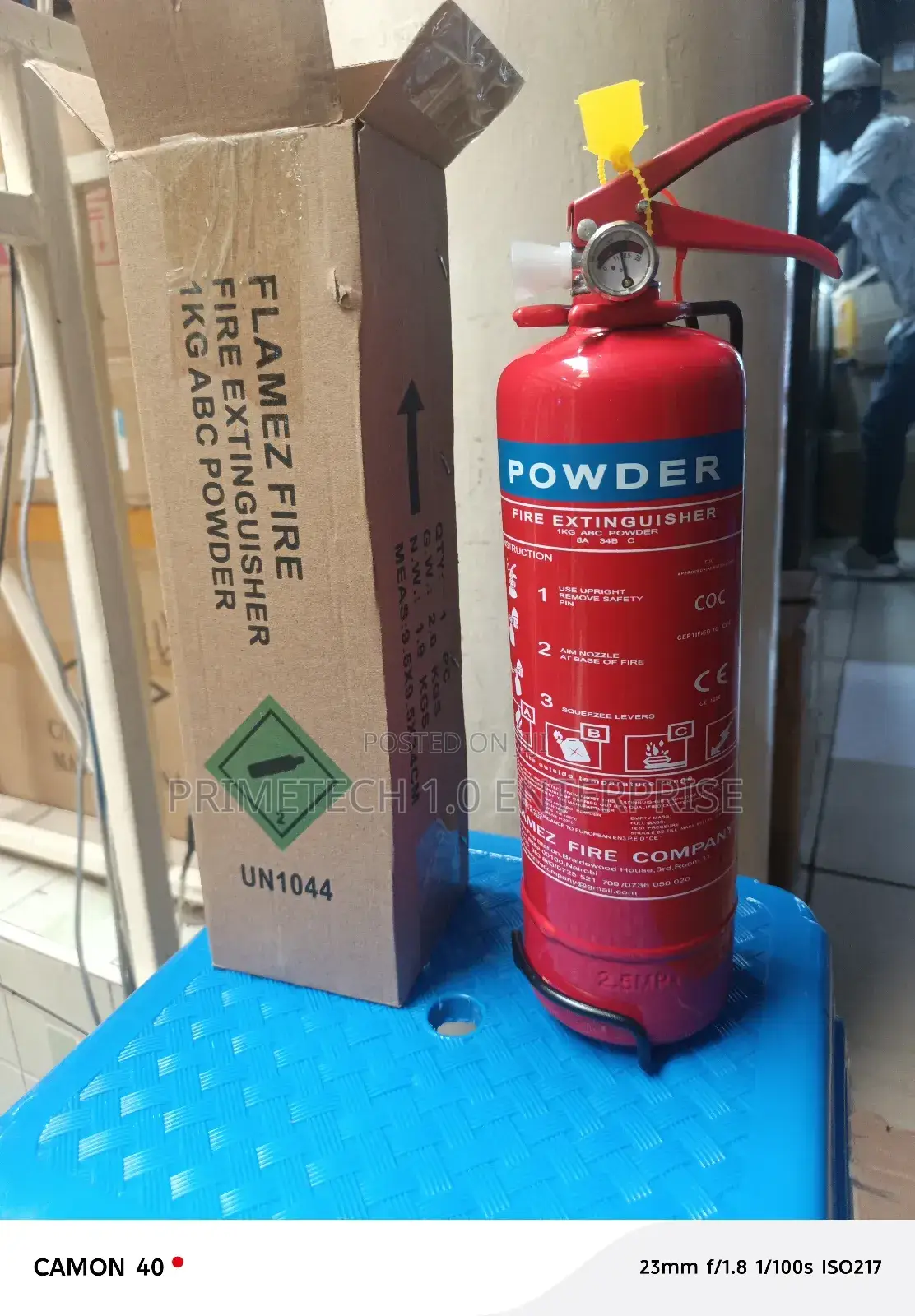 1kg Coc Approved Fire Extinguisher