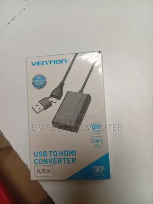 Vention Usb-C + Usb-a to Hdmi Adapter 0.15m Gray Aluminium Alloy Type
